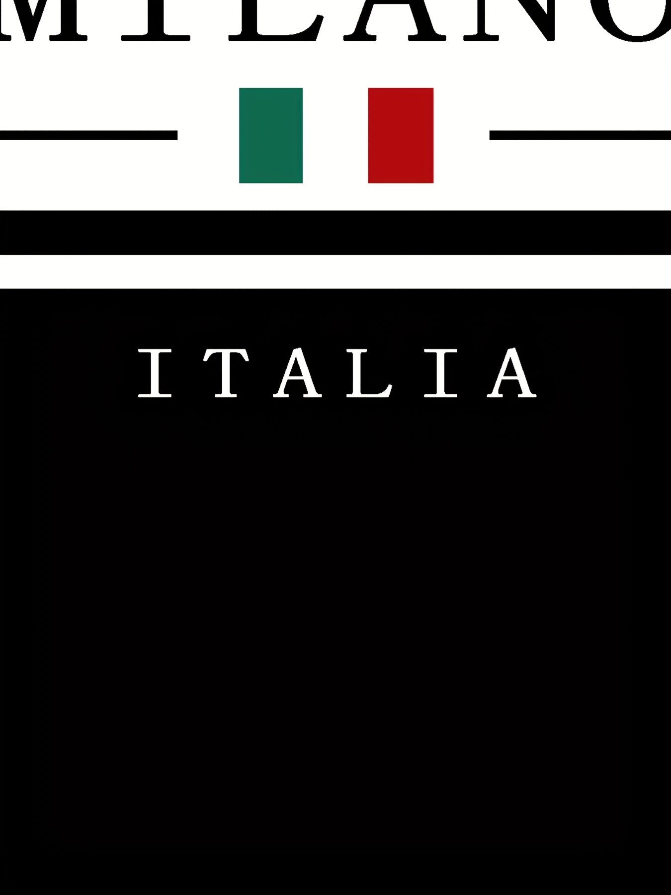 Men'S Casual "Milano Italia" Graphic Tee & Shorts Set - Black & White, Breathable Summer Outfit with Drawstring Waist, Comfortable for Casual Attire, Casual Attire|Italianinspired Design|Stretchy Fabric
