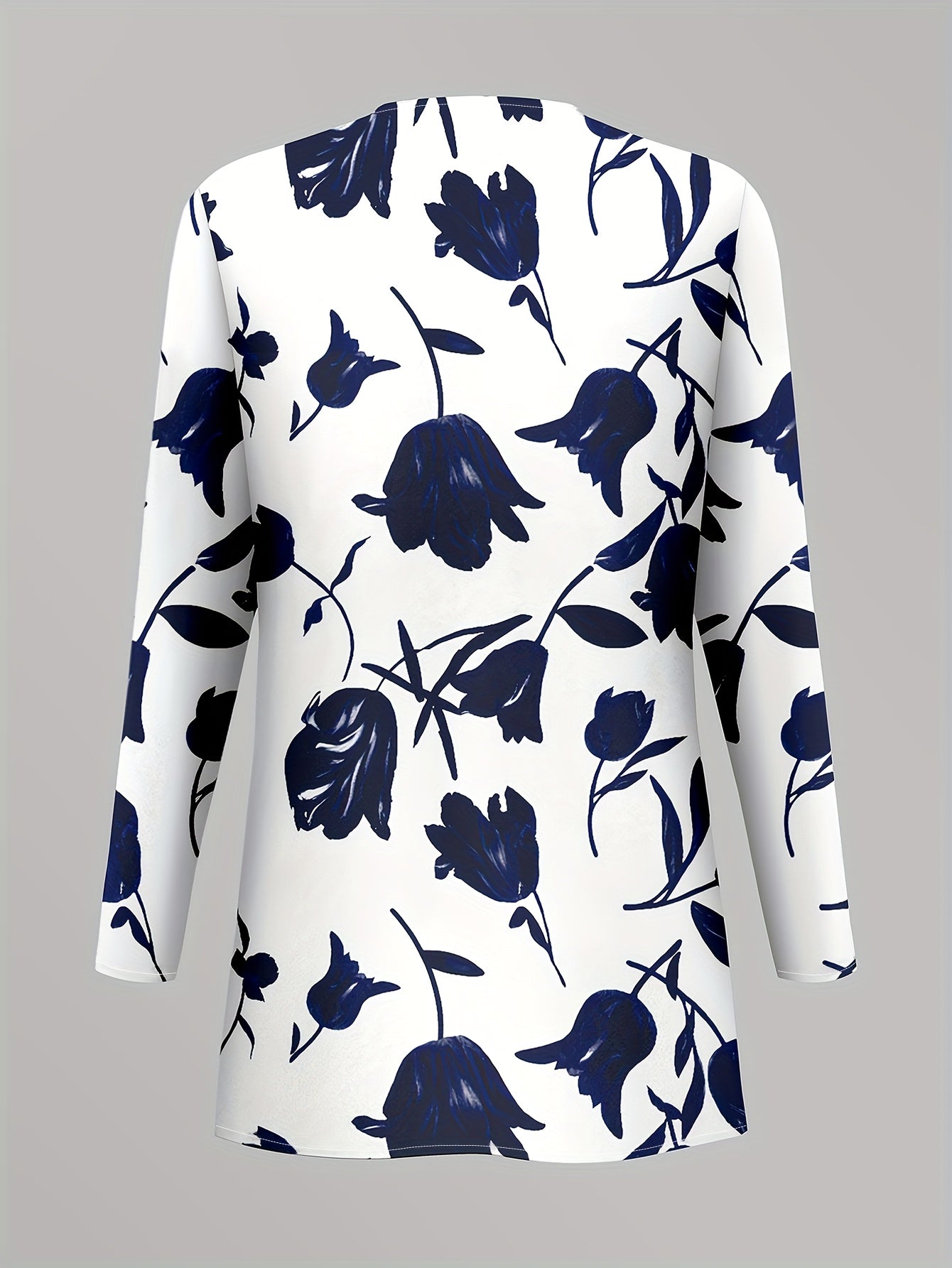 New Fashionable Elegant Simple Casual Women'S Printed Shirt Pants Jacket Set Three-Piece