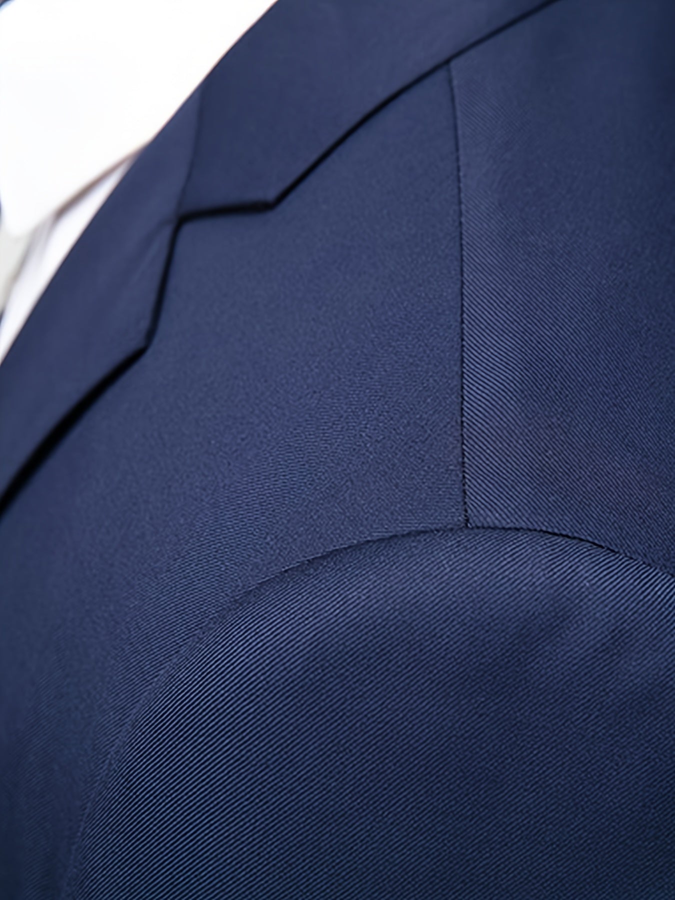 2pcs Luxury Classic Men'S Solid Color Suit - Notched Lapel Blazer and Pants, Regular Fit, Long Sleeve, Traditional Silhouette, Ideal for Weddings, Business Meetings - High-Quality Fabric, Comfortable Wear, Stylish Design, Wed