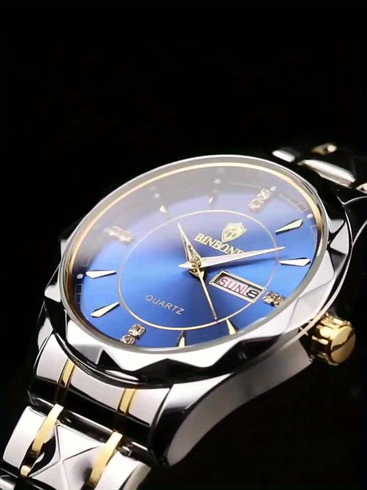 BINBOND Luxury Fashion Calendar Date Women's Quartz Watch