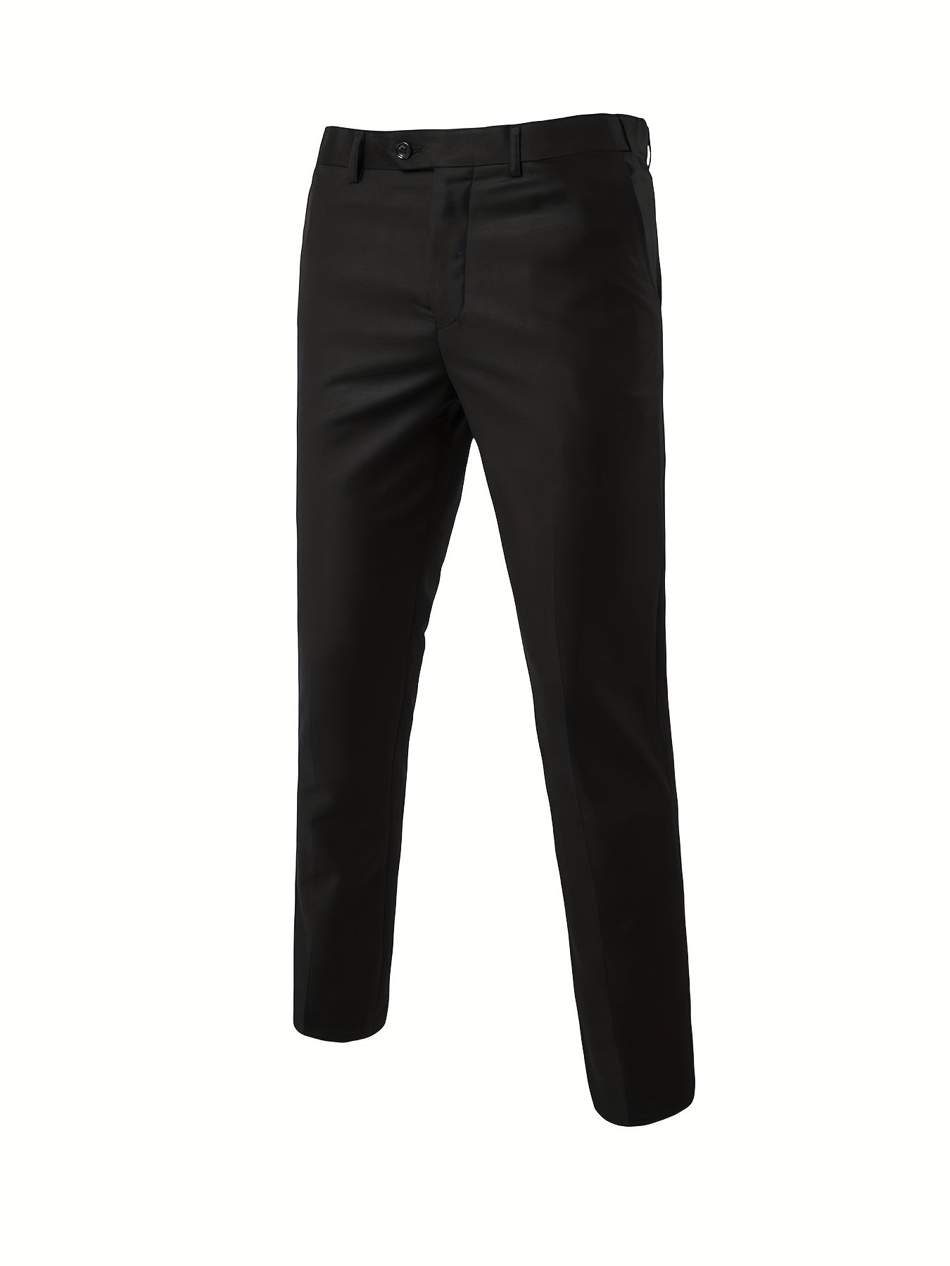 Men'S 3pcs Suit Set, Solid Color Polyester 78.90% Viscose 21.10% Non-Stretch Fabric, Regular Fit Long Sleeve Lapel Collar, Button Detail, Woven Wedding Party Business Casual Suit with Vest, Shirt, and Pants