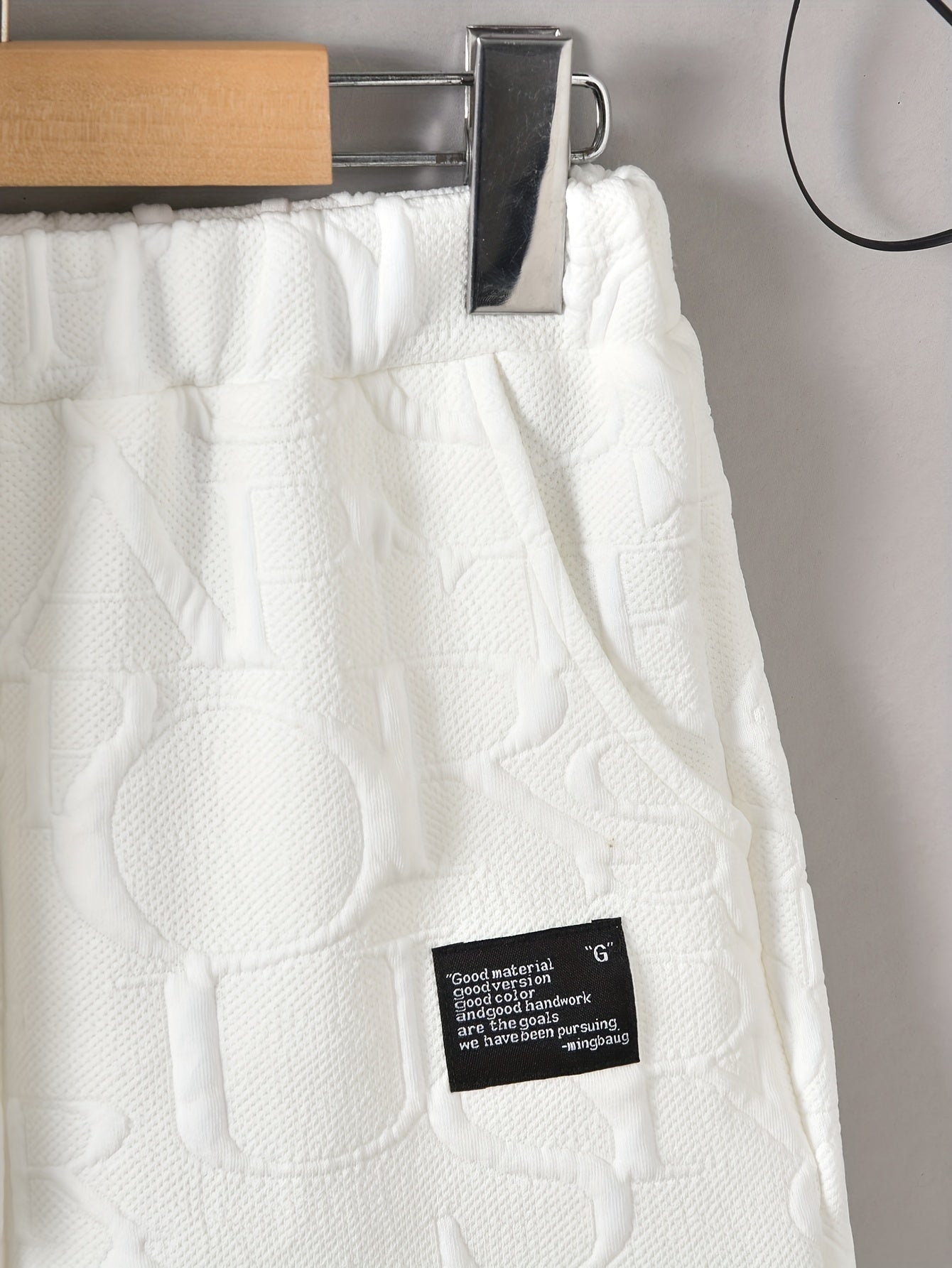 Boys' Stylish White Short Sleeve T-Shirt + Casual Shorts + Fashion Crossbody Bag Set, Perfect for Outdoor