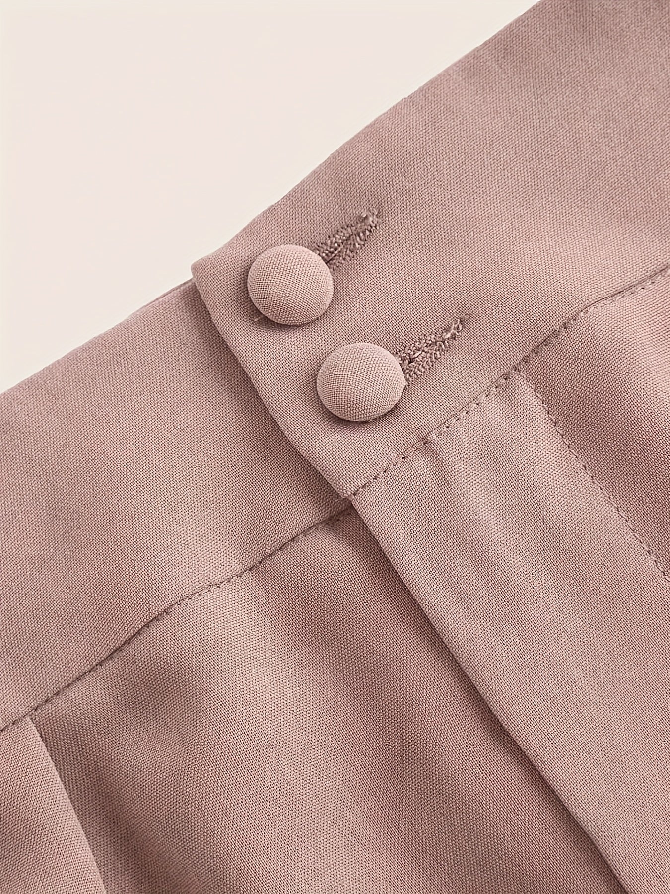 Two-piece Set of High-waisted Wide-leg Pants