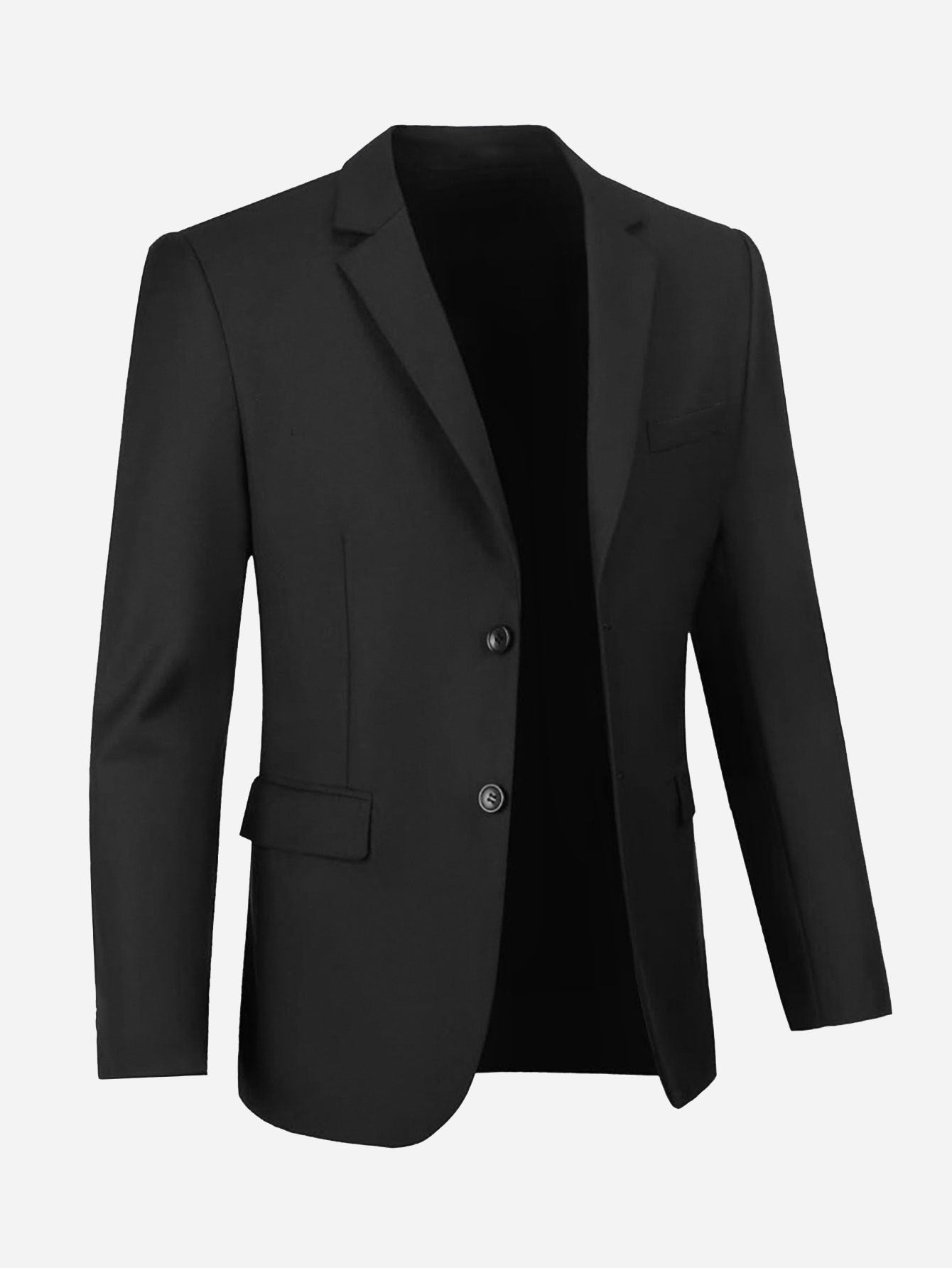 Men'S Formal Suit Set Featuring a Two-Button Lapel Jacket And Trousers. A Simple, Comfortable, And Classic Outfit for Adult Males, Suitable for Professional Office Wear, Elite Business Attire, And High-End Casual Suits. Ideal