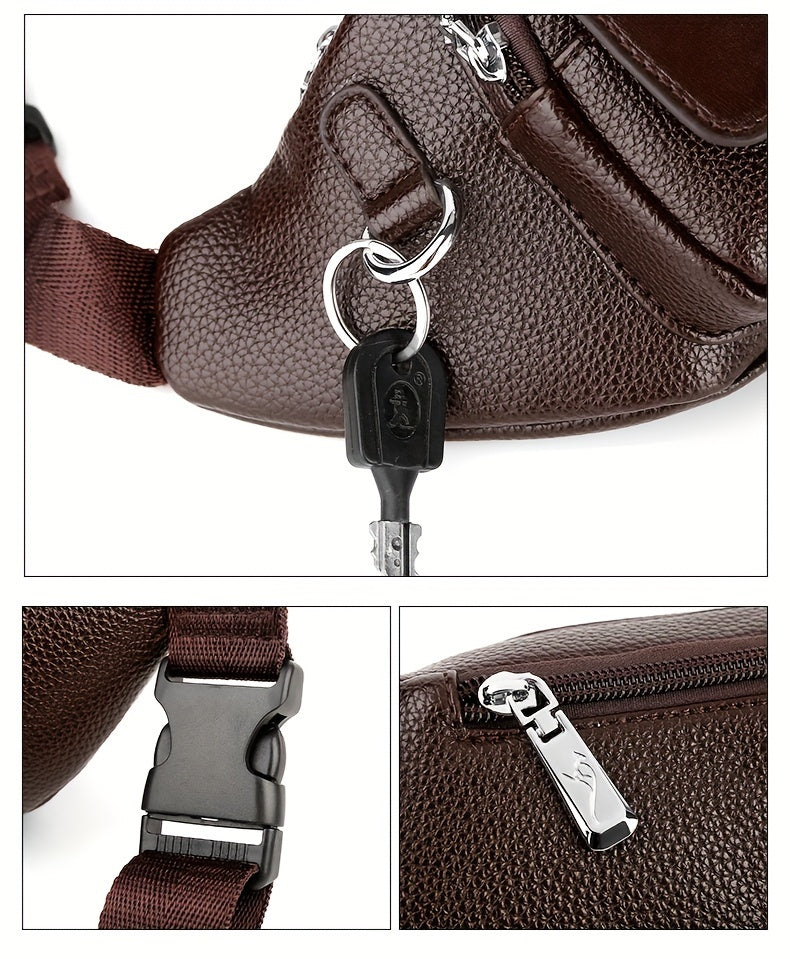 Men's Waist Bag, Crossbody Bag, Chest Bag