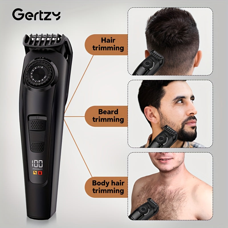 Men'S Electric Razors, USB Rechargeable, with a Digital Screen, Professional Beard Trimmers, Hair Clippers, Electric Shavers, And a Complete Kit for Professional Hair Cutting And Trimming.