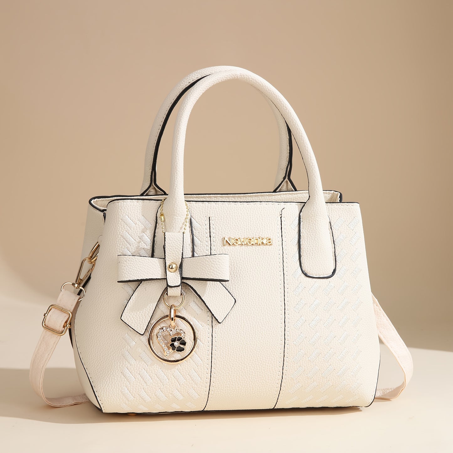 Gift for Mom, Stylish Large Capacity Crossbody Bag with Embroidery, Shoulder or Diagonal Carry Women's Handbag, Fashionable Tote Bag for Family, Perfect Gift for Mother