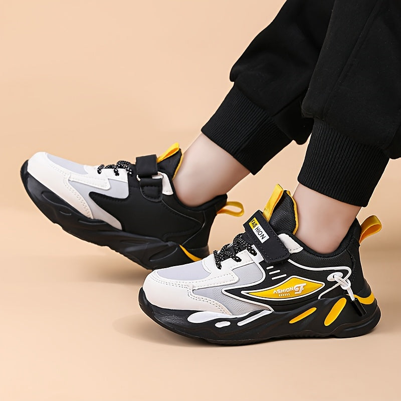 Boys' Athletic Shoes, Stylish Kids' Sneakers, Versatile Fashion Running Shoes for Boys, Perfect for Autumn And Winter School Running.