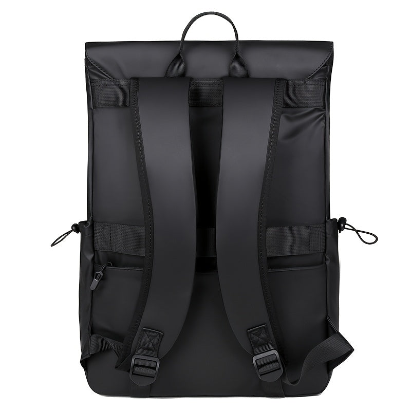Business Travel Backpack | Men'S Stylish Black & Gray-Green Large-Capacity Backpack with Dry Wet Separation | Perfect for Business Trips, Gym, Swim & Short Stays | Durable Commuter Backpack for Work, School, and Travel | 60-I