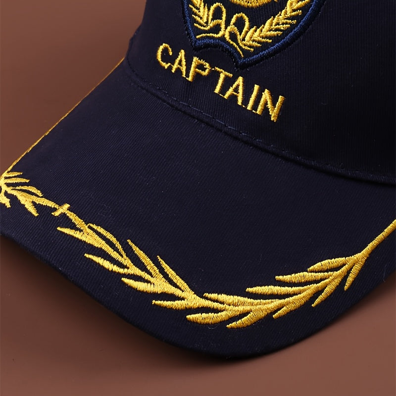 One Fashionable Casual Boat Anchor Baseball Cap Unisex Hat Adjustable Outdoor Portable Visor