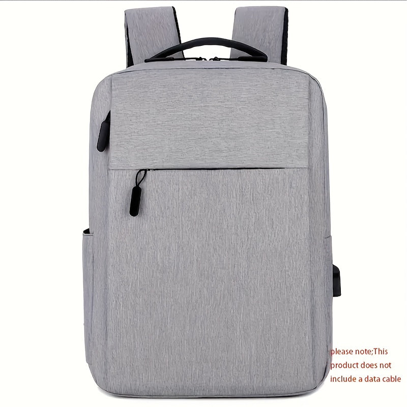 Durable Oxford Fabric Backpack with Adjustable Straps, Multiple Compartments & USB Charging Port - Ideal for Travel, Business, Hiking & Outdoor Adventures, Backpack for Travel