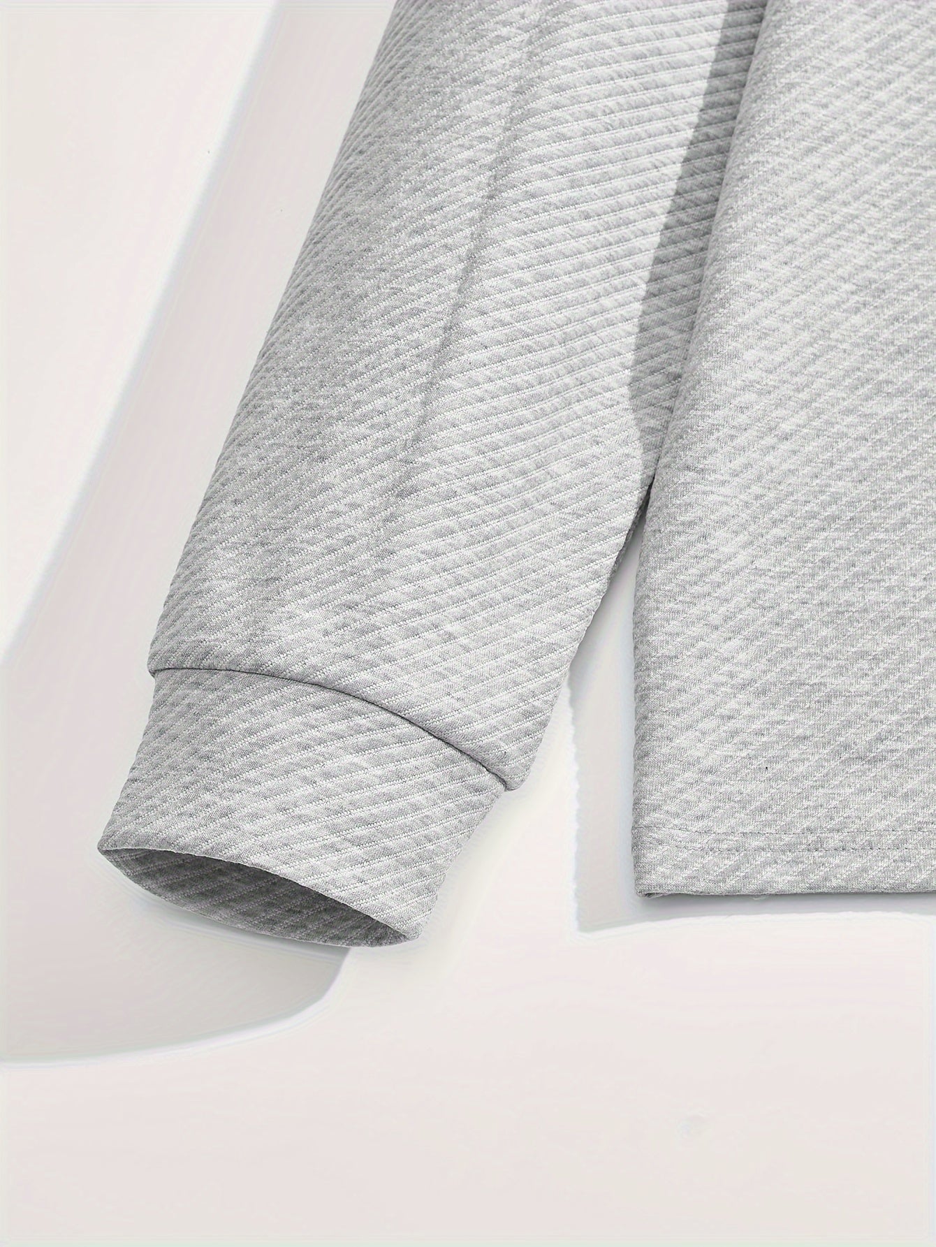 Men's Casual Sportswear Set - Long Sleeve Button-Up Shirt & Joggers, Stretch Fabric, Spring/Fall Collection