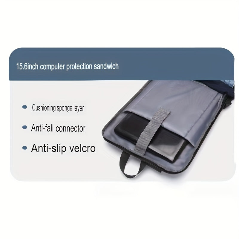 Durable Build, Business Style Laptop Backpack with Anti-Theft Design, Adjustable Shoulder Straps, Multiple Compartments, Zipper Closure & PVC Lining - Black, Secure Laptop Storage | Sleek Backpack Design | Sturdy Zipper Closu