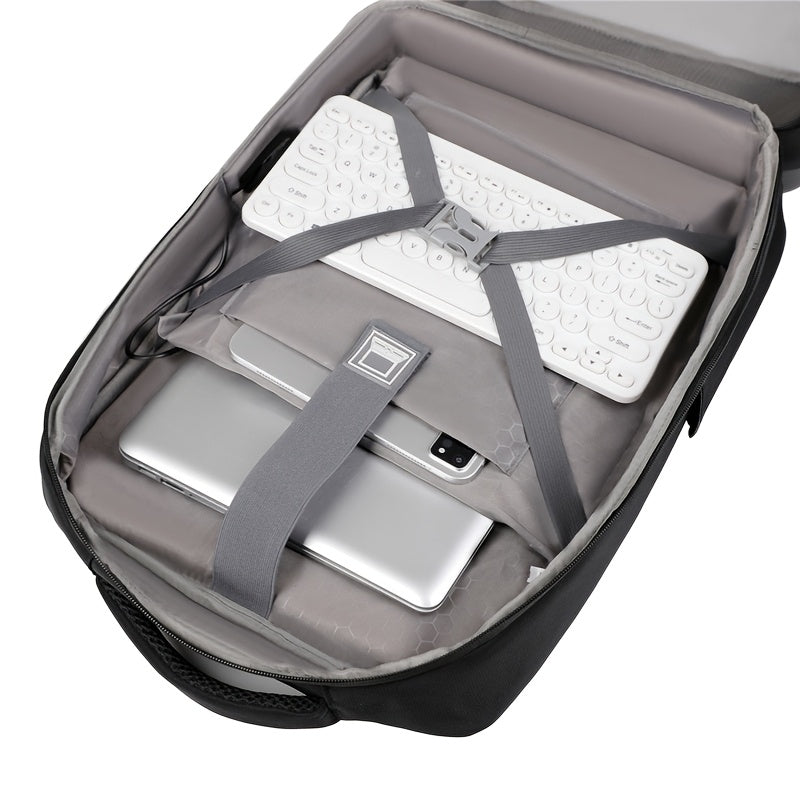 Business Backpack New Style High-grade Three-dimensional Hard Shell Men's Backpack Multi-function Large-capacity Computer Bag Leisure Anti-theft Commuter Backpack