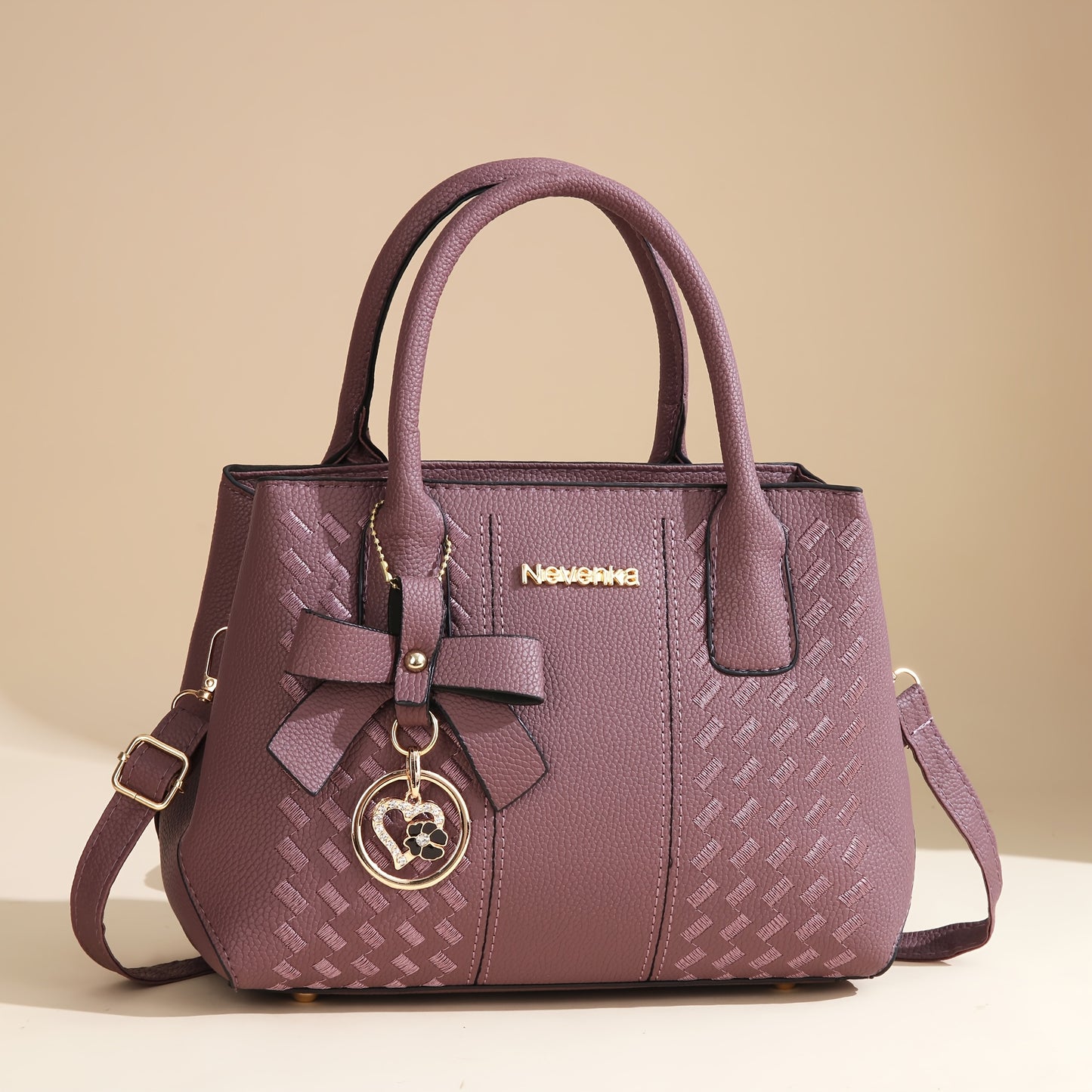 Gift for Mom, Stylish Large Capacity Crossbody Bag with Embroidery, Shoulder or Diagonal Carry Women's Handbag, Fashionable Tote Bag for Family, Perfect Gift for Mother