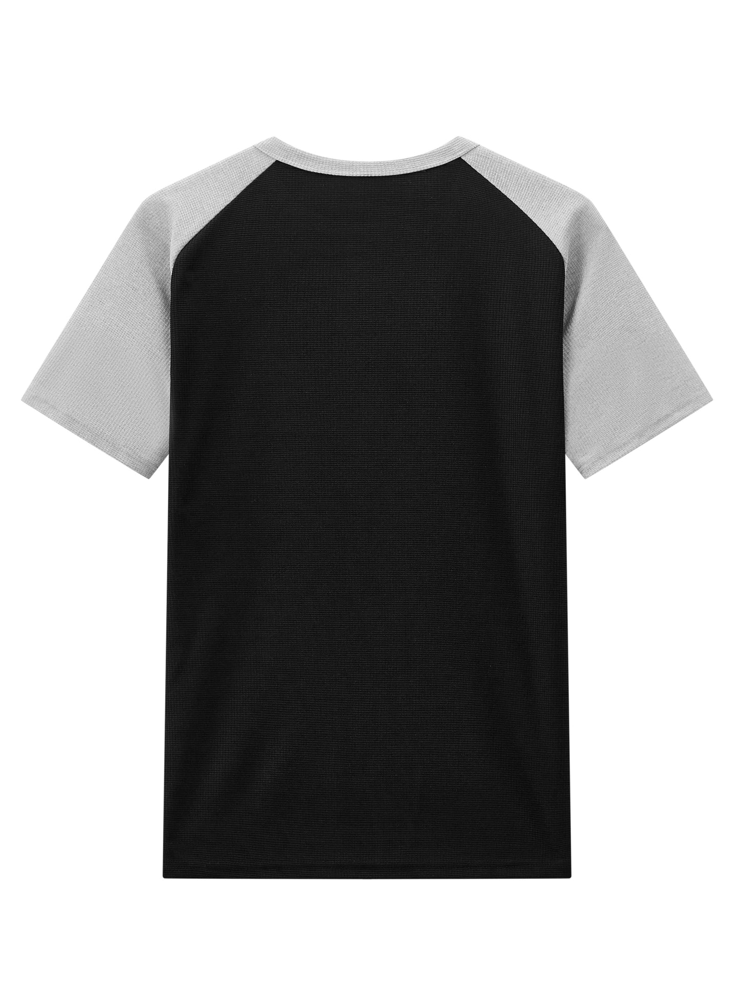 Men's Casual Mixed Color Spliced Set: Shirt and Drawstring Pants, Clean and Comfortable