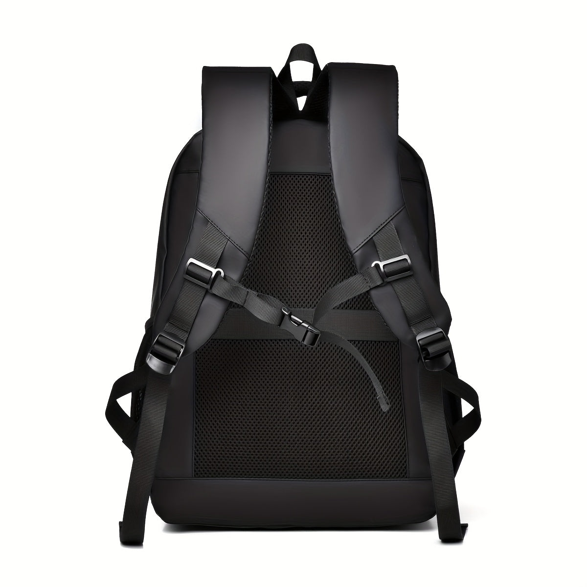 1pc Wear-Resistant Men'S Large Capacity Backpack - Travel, College, Sports, Holiday Essentials with Lightweight Adjustable Shoulder Straps, Zipper Closure, and Solid Colors, Nylon, Business Casua