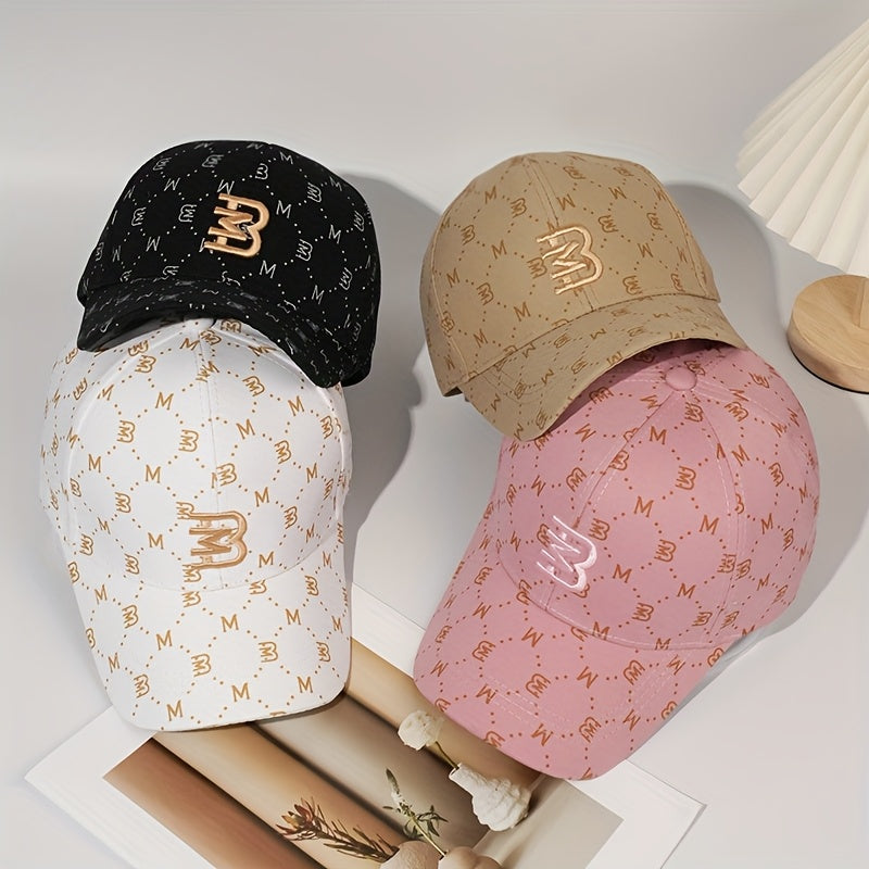 2pcs Baseball Caps for Women & Men - Beige/Black/ Pink/, Adjustable Snapback Closure, Breathable Hats for Sports, Outdoor, Parties - Unisex Sun Hats for Everyday & Formal Events, Baseball Hat, Summer Headwear, Stylish Snapbac