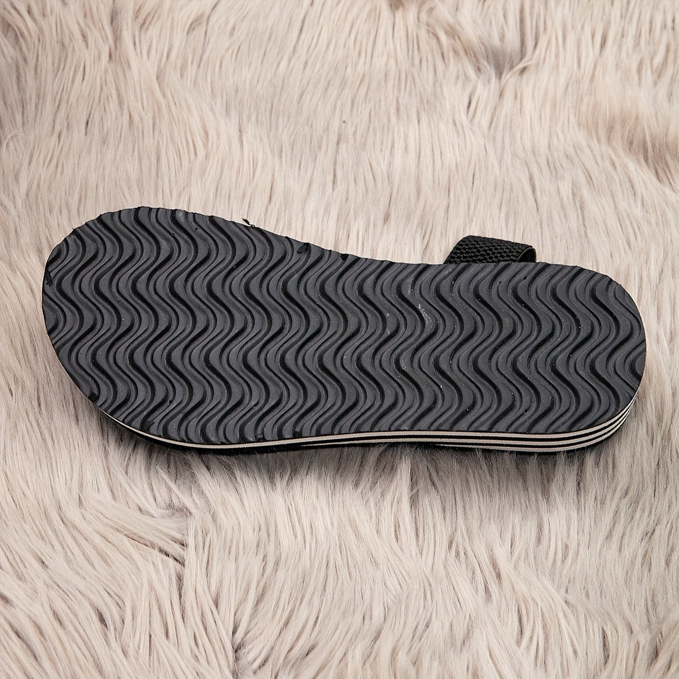 Women's Summer Wedge Sandals | Black Fabric with White Stripes | Elastic Ankle Strap & Open Toe Design | Comfortable EVA Sole | Casual Beach Footwear for All-Day Wear, Ladies Sandals