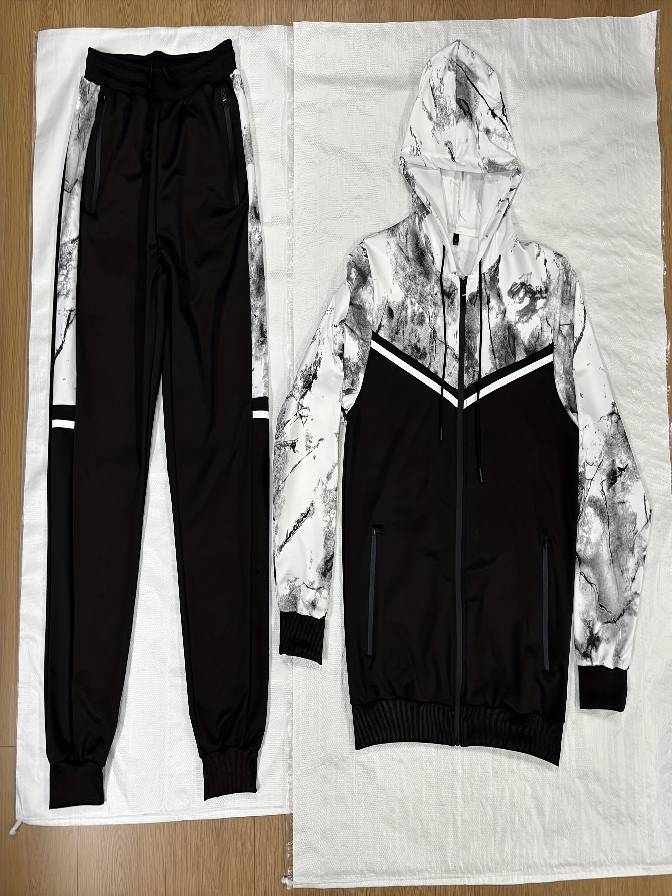 Men's Casual Sportswear Set: New Summer Fashion Hooded Jacket Two-Piece Outfit