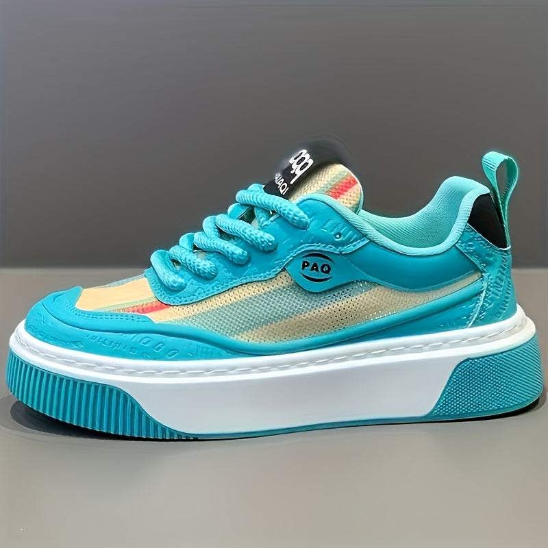 Men's Low-Top Sneakers - All-Season Cushioned Shoes with Shock-Absorbing PVC Sole & Breathable Fabric Lining, White PU Upper - Lightweight Sneakers for Gym, Casual, Casual Attire - Lace-Up Design for Secure Fit, Gym Footwear,