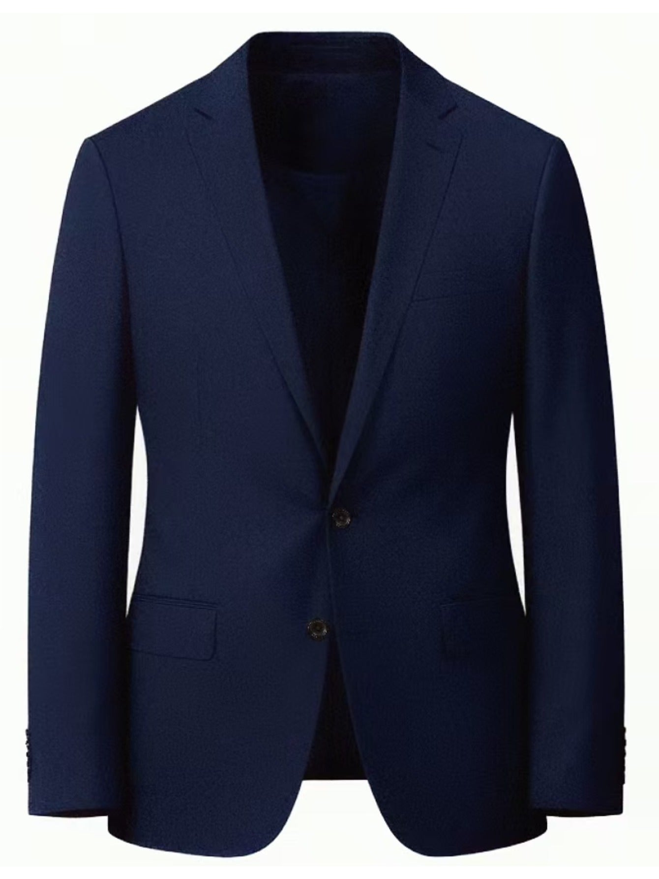 Men'S Formal Suit Set Featuring a Two-Button Lapel Jacket And Trousers. A Simple, Comfortable, And Classic Outfit for Adult Males, Suitable for Professional Office Wear, Elite Business Attire, And High-End Casual Suits. Ideal