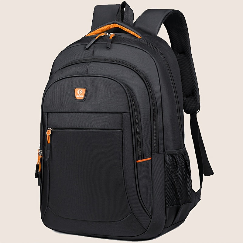 Zipper Random, Large Capacity Outdoor Hiking Backpack Camping Bag for Men's Casual Backpack, Fits 17-inch Laptop, Durable School Backpack with Multiple Compartments, Multi-layer Design, Spine Protection Backpack, Height 48cm
