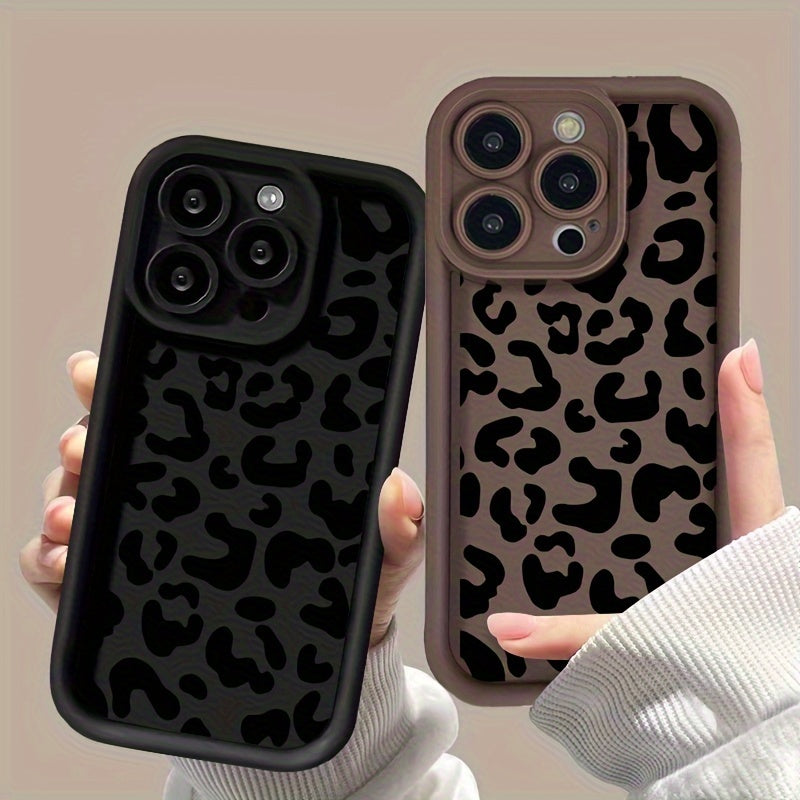 Leopard Painting Case for iPhone 16 15 14 12 11 Pro Max Cover for iPhone 15 14 16 11 12 13 Pro Soft Phone Cases