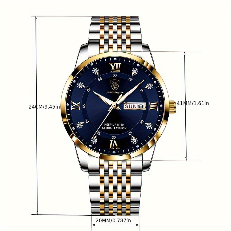 1 Piece Of Men's Stylish Quartz Watch