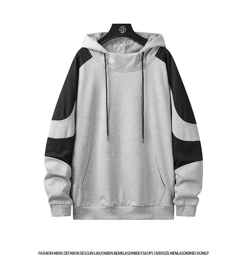 Men's Hooded Sweatshirt Set - 2024 New Autumn Casual Sporty Long Sleeve Outfit for Men