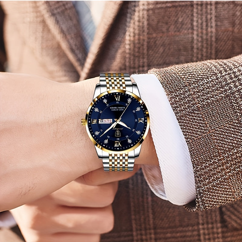 1 Piece Of Men's Stylish Quartz Watch