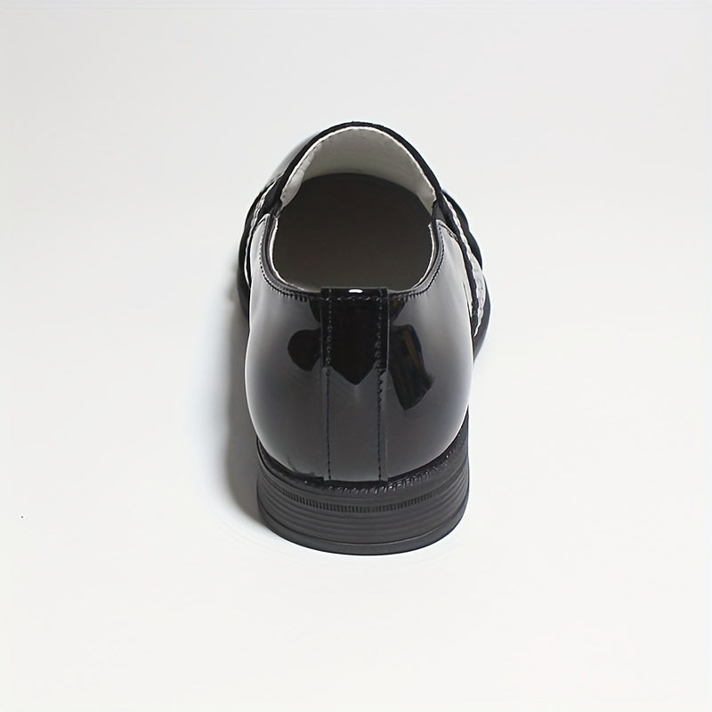 Boys Shoes Brogue Formal Classic Footwear Boys Oxford Shoes Classic Oxfords Wingtip Dress Shoes Round Toe Shoes