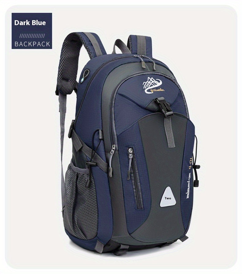 35L Large Capacity Hiking Backpack - Durable Polyester, Adjustable Shoulder Straps, Multiple Compartments for Camping, Travel & Outdoor Adventures - Ideal Gift for Hikers, Backpacking Gear
