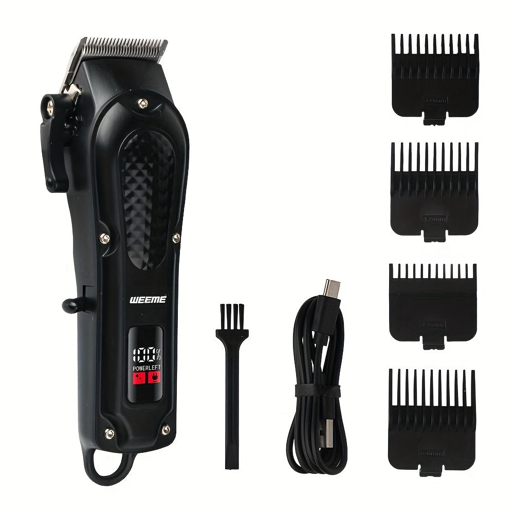 WEEME Men's Exclusive Electric Hair Clipper, Convenient for Car Travel and Carry, USB Fast Charging, Essential for Handsome Men, Holiday Gifts, Birthday Gifts, Give to Friends or Family Members, Easy Styling, Father's Day Gif