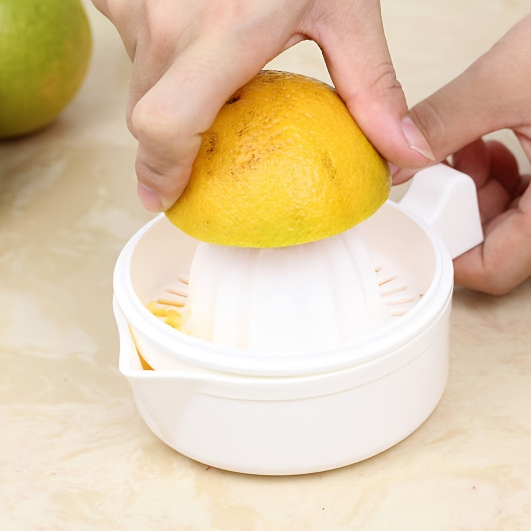 1 հատ Easy-Squeeze Manual Citrus Juicer - երկարակյաց պլաստիկ, կատարյալ է կիտրոնի և նարնջի քամելու համար - Essential Kitchen Gadget