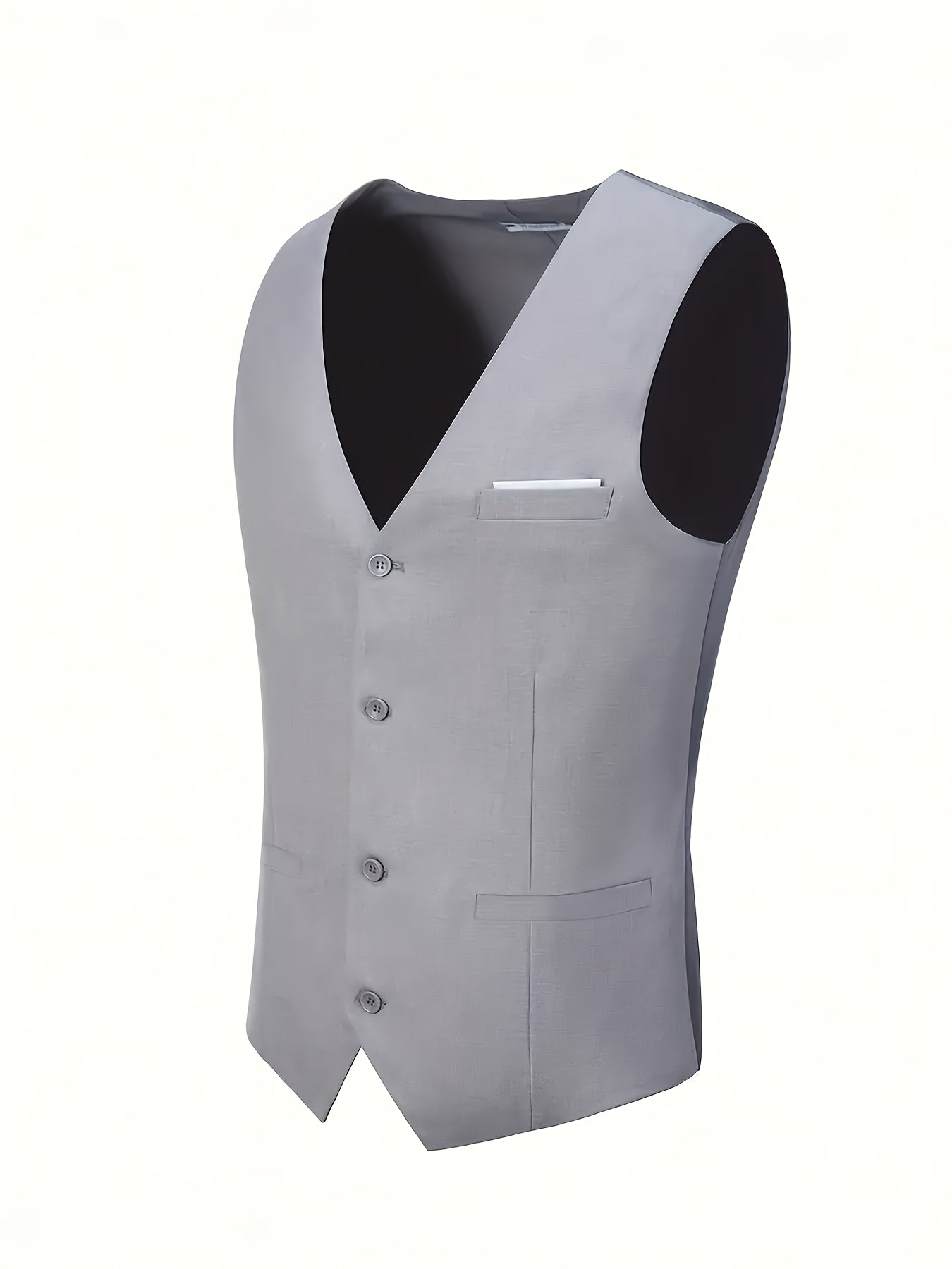 2pcs Luxury Classic Men'S Solid Color Suit - Notched Lapel Blazer and Pants, Regular Fit, Long Sleeve, Traditional Silhouette, Ideal for Weddings, Business Meetings - High-Quality Fabric, Comfortable Wear, Stylish Design, Wed