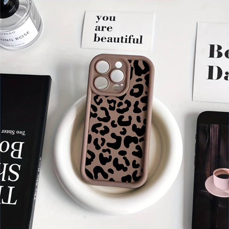 Leopard Painting Case for iPhone 16 15 14 12 11 Pro Max Cover for iPhone 15 14 16 11 12 13 Pro Soft Phone Cases