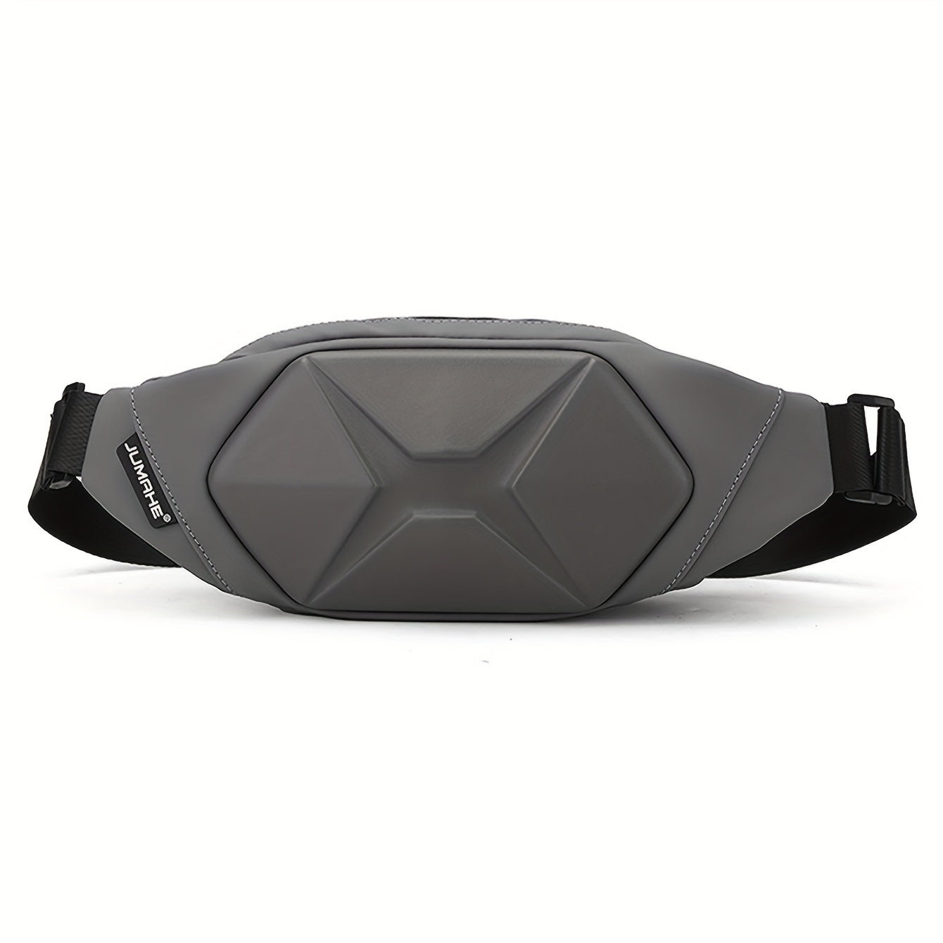1pc Men's New Fashion Hard Shell Bag, Chest Bag Outside Crossbody Bag, Sports Bag Casual Fanny Backpack