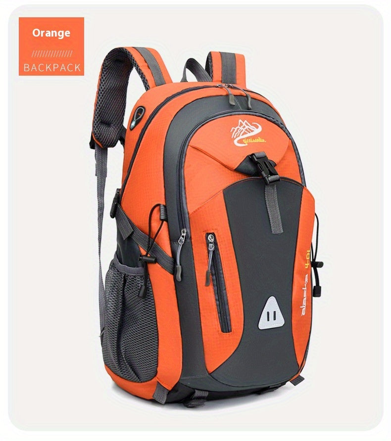 35L Large Capacity Hiking Backpack - Durable Polyester, Adjustable Shoulder Straps, Multiple Compartments for Camping, Travel & Outdoor Adventures - Ideal Gift for Hikers, Backpacking Gear