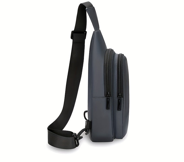 Men'S Chest Bag with Large Capacity, Stylish Crossbody Bag That Allows for Versatile Carrying Options, Perfect for Outdoor Sports And Travel.