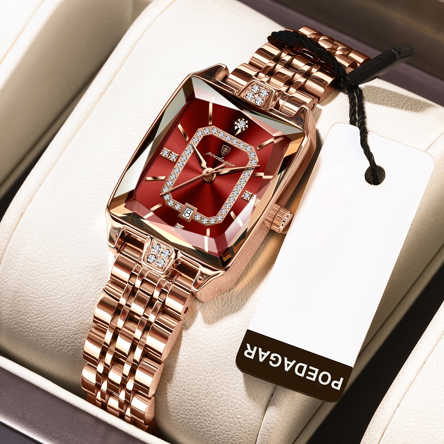 POEDAGAR Fashion Students Korean Casual Ladies Watch Luxury Stainless Steel Best Selling Simple And Elegant Quartz Wristwatch.