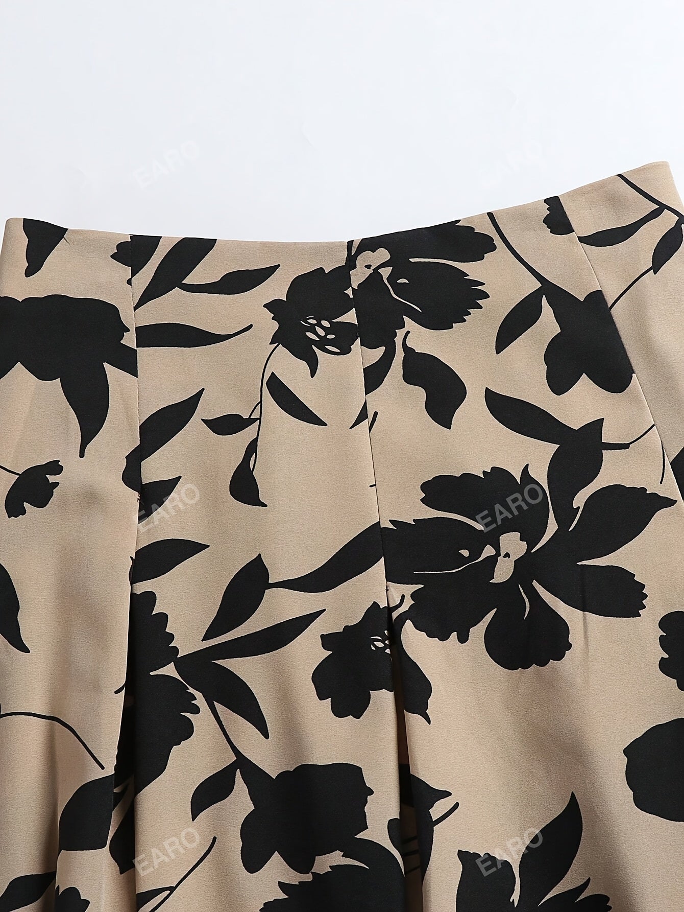 Women's Elegant Shirt and Midi Skirt Set