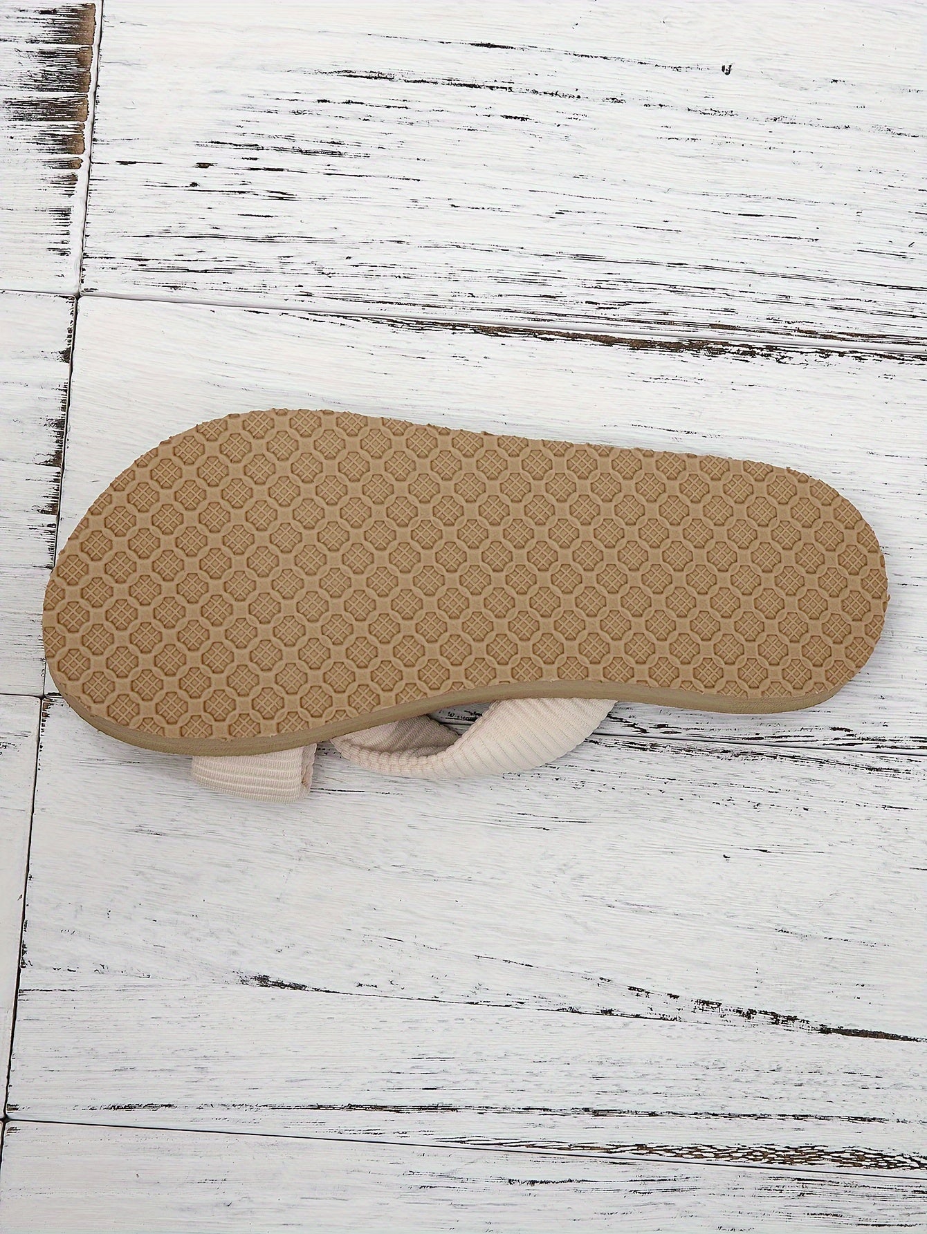 Women'S Beige Jewel Embroidery Flat Sandals - Lightweight, Comfortable Slip-On Beach Shoes with EVA Sole and Fabric Upper, Open Toe Design, Perfect for Summer, Beach Footwear|Decorative Sandals|Eva Sole Sandals