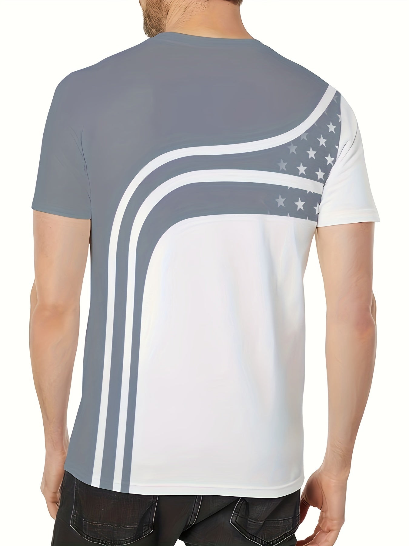 Men's Fashion Casual Round Neck T-shirt