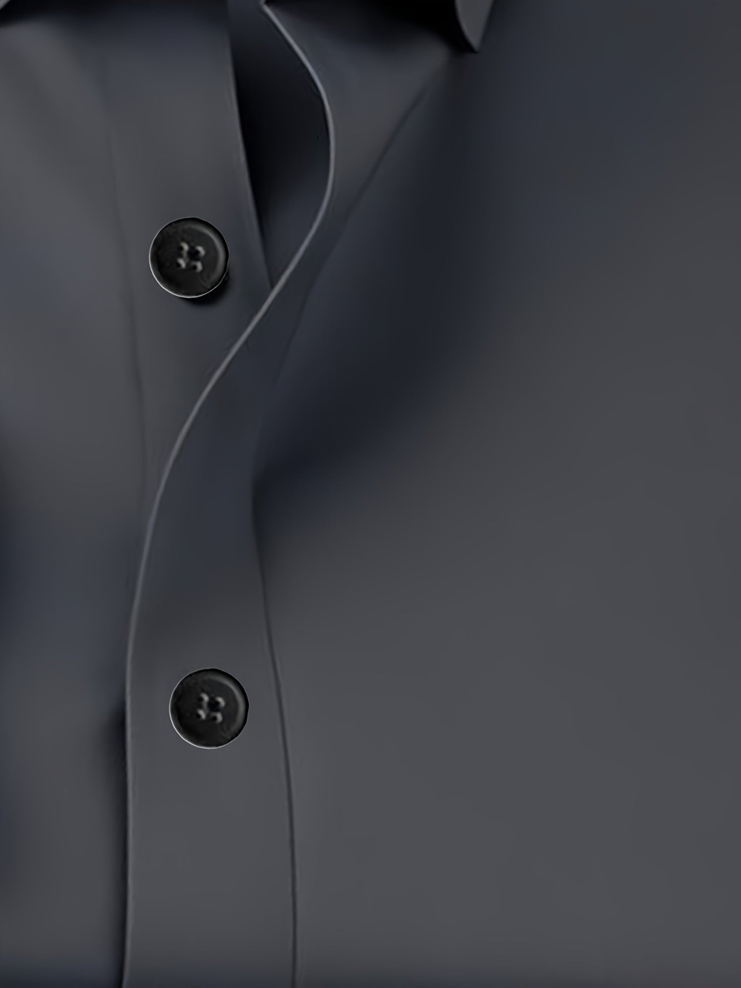 Men's Classic Solid Color Long Sleeve Dress Shirt - Regular Fit Point Collar, Non-Stretch Fabric for Office, Business & Casual Wear, All-Season Versatile Wardrobe Staple, Everyday Comfort, Sleek Appearance, Easycare Material