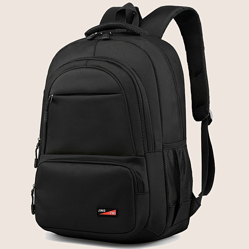 Durable Oxford Fabric Backpack - Spacious, Breathable, Adjustable Strap, Laptop Compartment, Ideal for Hiking, Camping, Travel, School & Work - High 46cm, Long 32cm, Thick 19cm, School Backpack | Adjustable Strap Backpack | D
