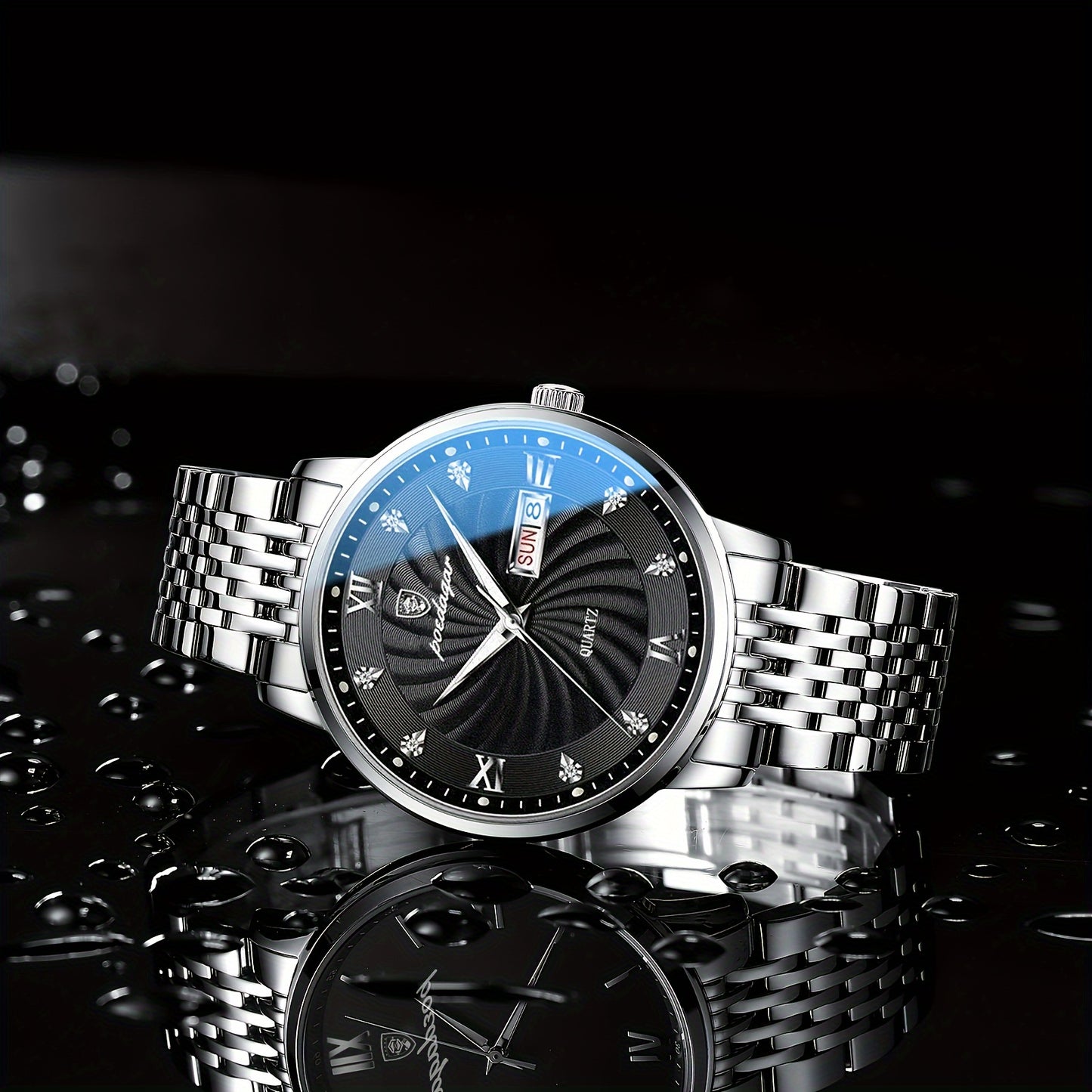 Men's Casual Business Date Luminous Quartz Watch