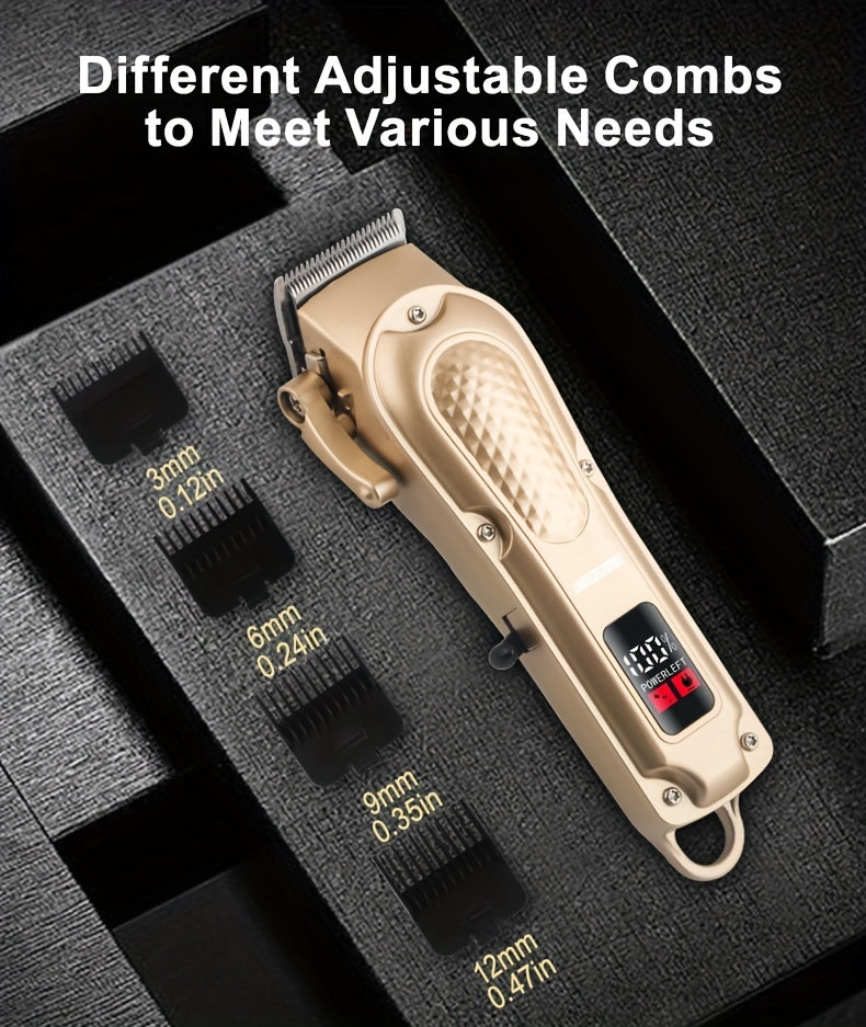 WEEME Men's Exclusive Electric Hair Clipper, Convenient for Car Travel and Carry, USB Fast Charging, Essential for Handsome Men, Holiday Gifts, Birthday Gifts, Give to Friends or Family Members, Easy Styling, Father's Day Gif