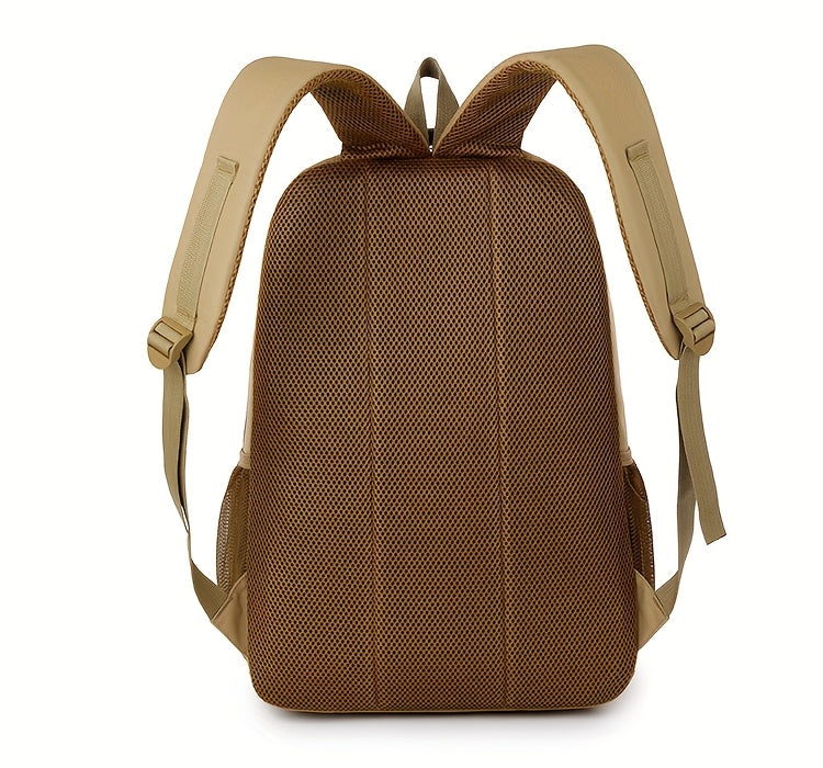 Leisure Backpack, Large Capacity Backpack, Suitable for Men and Women, Height 48cm, Length 33cm, Thickness 20cm, Can Hold 17-inch Laptop, Equipped with Adjustable Shoulder Straps, Ideal Choice for Daily Outdoor Commuting, Tra