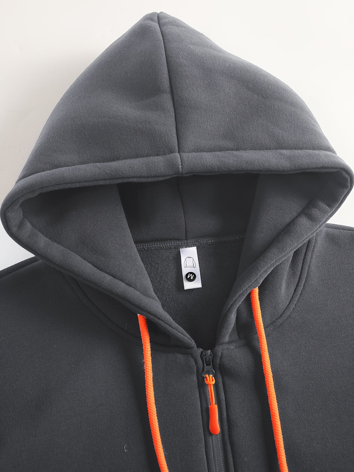 2pcs Men's Solid Color Hooded Long Sleeve Sweatshirt and Jogger Set, Suitable for Spring, Autumn, and Winter Sports Casual Outfit